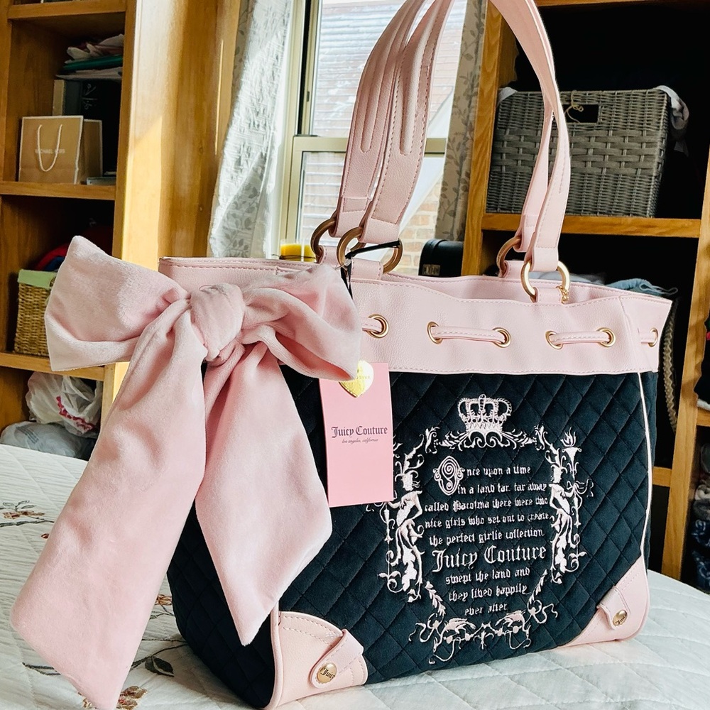 Juicy Couture daydreamer pink bow bag🎀